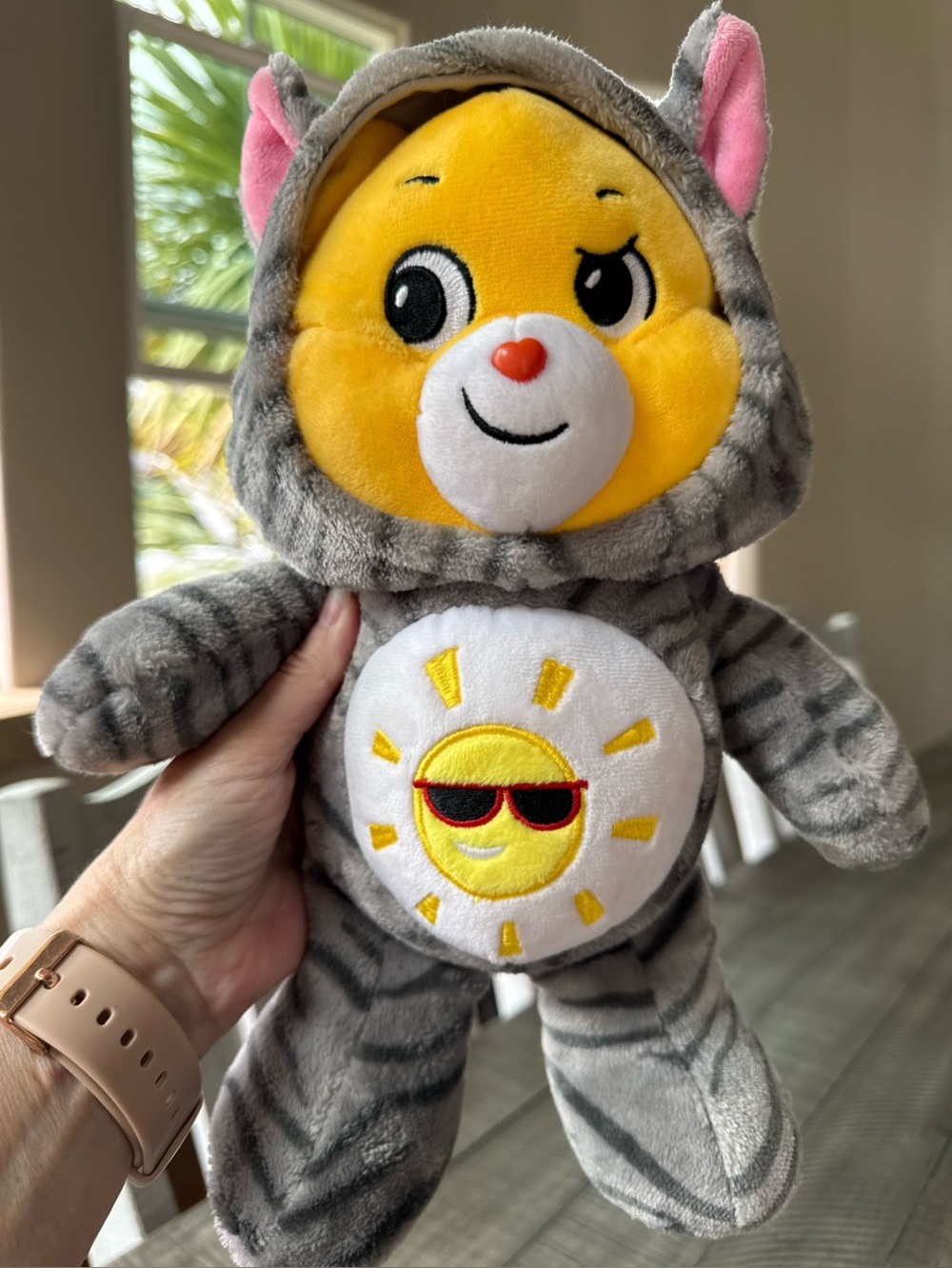 Care Bears - Funshine Bear Kitty Cat Hoodie ‘Unlock The Magic Snuggle’ Friends